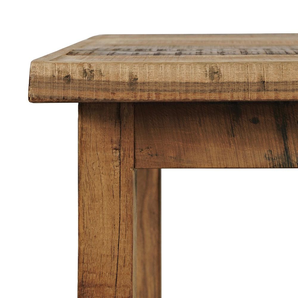 Waltham Reclamation 1-Shelf Chairside Table in Brown, , large