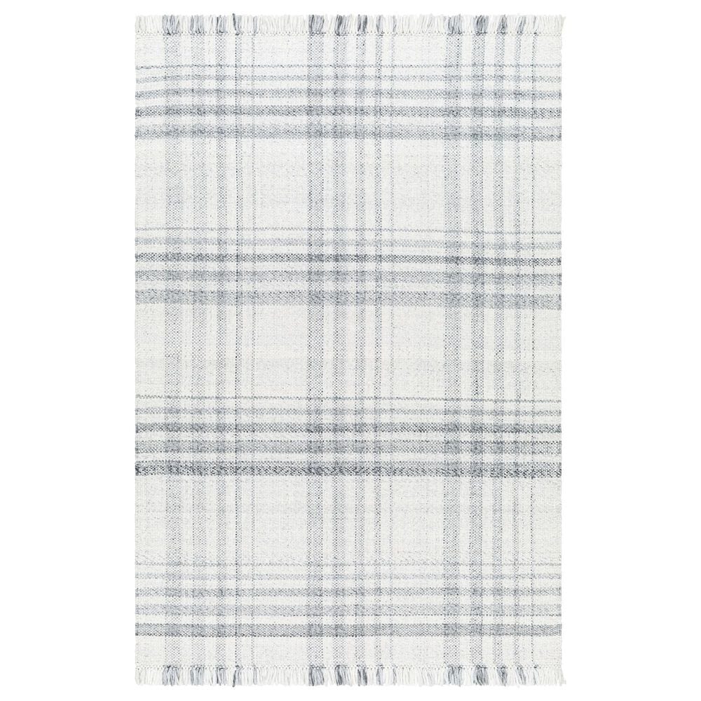 Surya Primrose 12" x 18" Off-White, Medium Gray and Gray Indoor/Outdoor Area Rug, , large