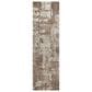 Dalyn Rug Company Kochi KC7 Brown 2"3" x 7"6" Runner, , large