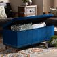 Baxton Studio Kaylee Storage Ottoman Bench in Navy Blue, , large