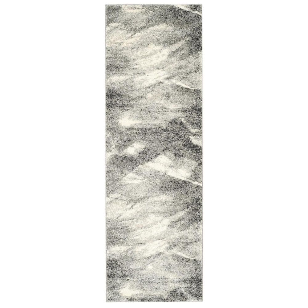 Safavieh Retro RET2891-8012 2"3" x 15" Grey and Ivory Runner, , large