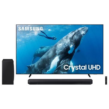 Samsung 98" 4K QLED TV W/Soundbar Sys, , large