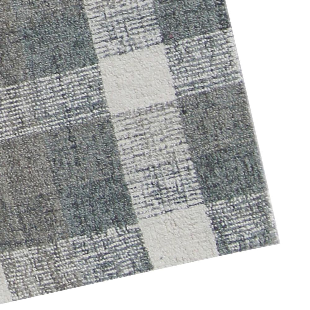 Amer Rugs Tartan 3&#39;6&quot; x 5&#39;6&quot; Dark Gray Area Rug, , large