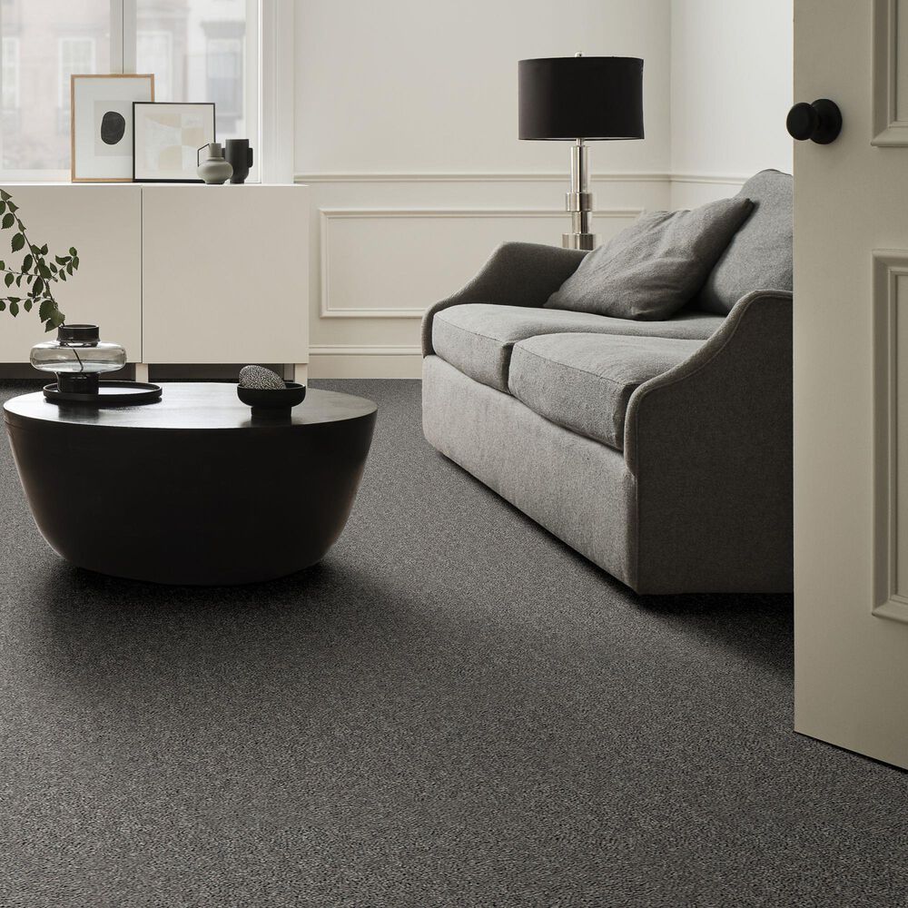 Shaw Cabana Bay Solid Carpet in Steel, , large