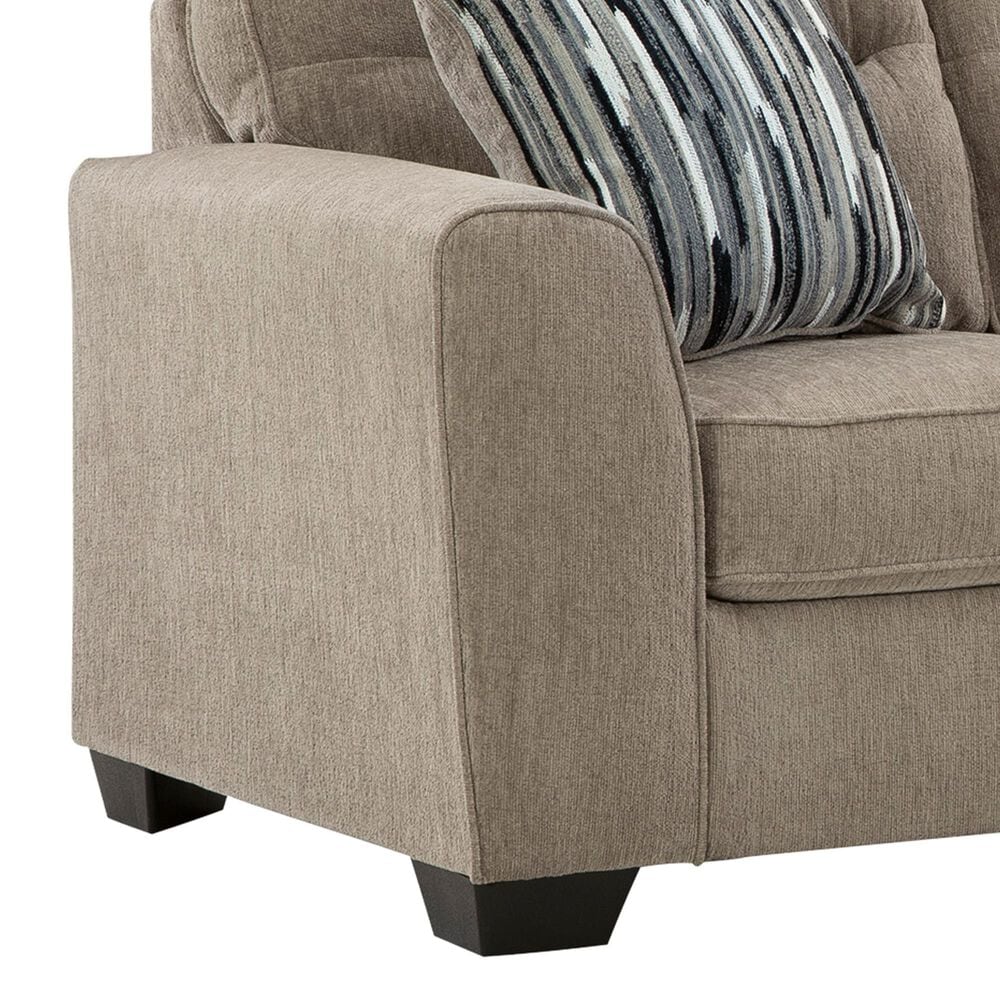 Ashley Olten 2-Piece Right Facing Sectional with Chaise in Mocha, , large