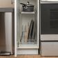 Household Essentials Glidez Multipurpose 2-Tier Pull-Out Organizer for Cookware and Bakeware in Chrome, , large