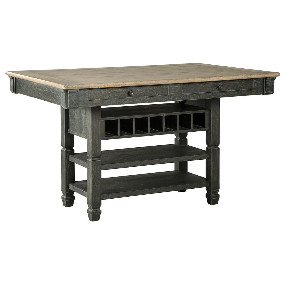 Ashley Tyler Creek Counter Height Table in Textured Black, , large