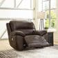 Ashley Dunleith Zero Wall Power Recliner with Power Headrest in Chocolate, , large