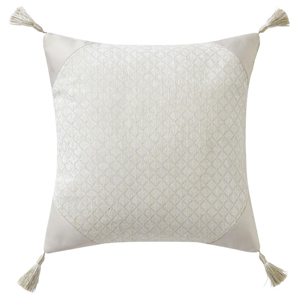 BCP Home Waterford Sutherland 18" x 18" Decorative Pillow in Ivory, , large