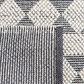 Safavieh Natura NAT481A 4" x 6" Ivory and Black Area Rug, , large