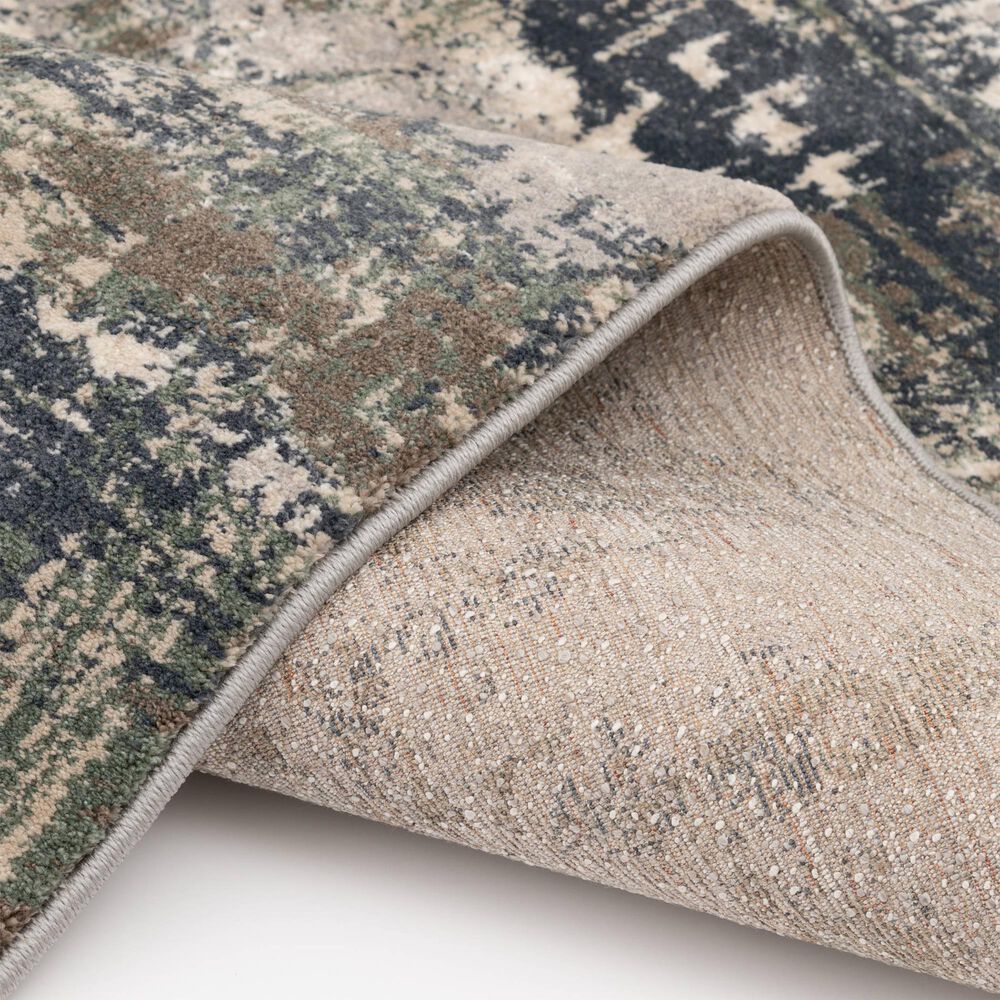 Central Oriental Montville Desmonia 7&#39;10&quot; x 9&#39;10&quot; Storm and Vintage Blue Area Rug, , large