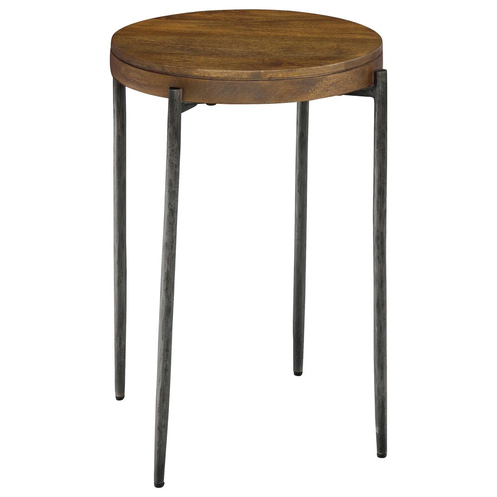 Hekman Bedford Park Chairside Table in Brown and Black, , large