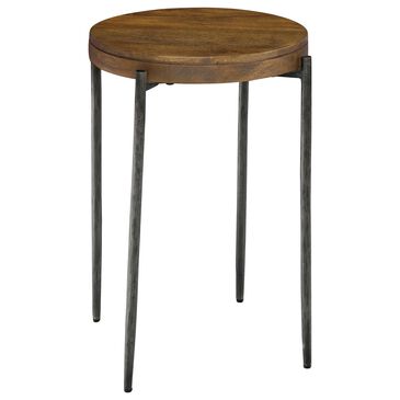Hekman Bedford Park Chairside Table in Brown and Black, , large