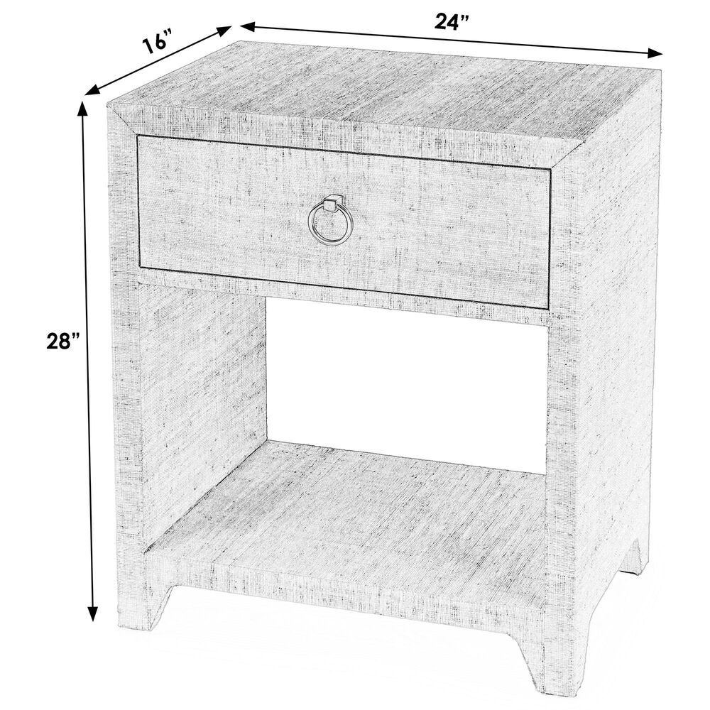 Butler Specialty Company Bar Harbor 1-Drawer Nightstand in Natural, , large