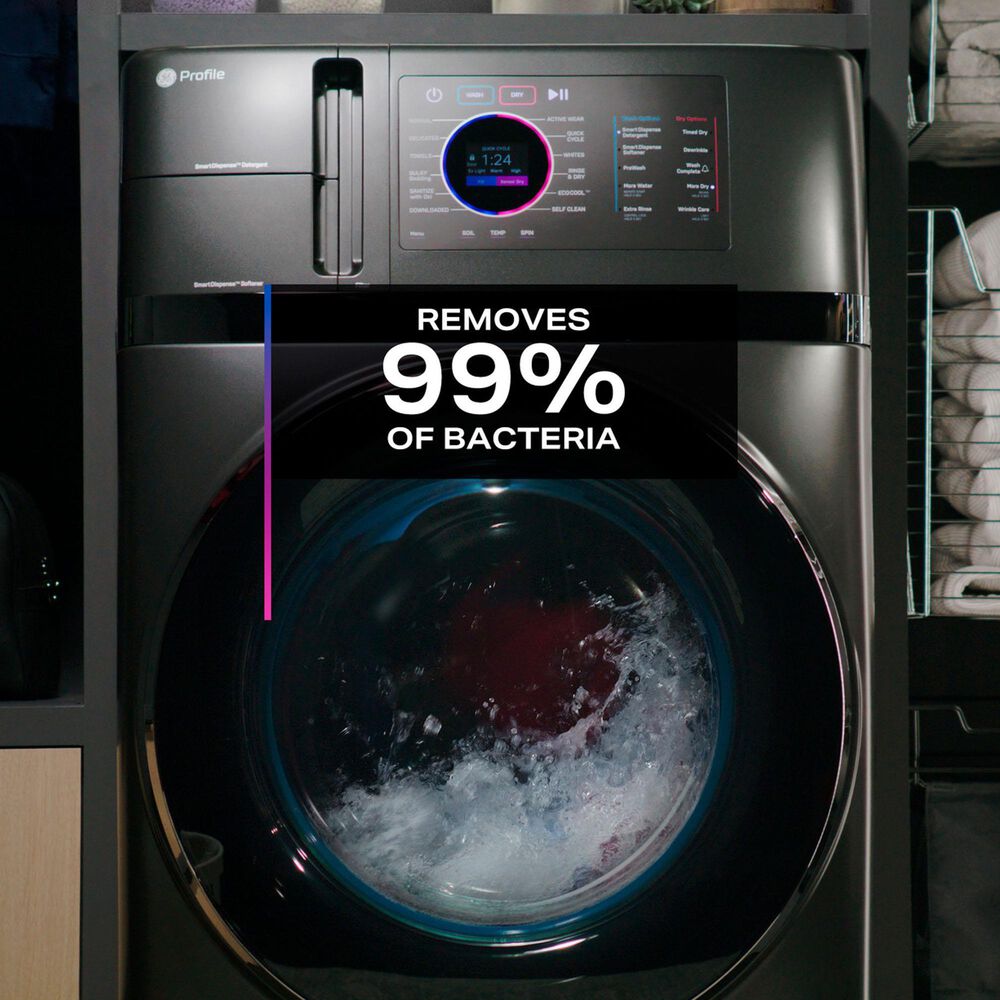 GE Profile 4.8 Cu. Ft. Ultra Fast Combo Washer/Dryer with Heat Pump In Slate, , large