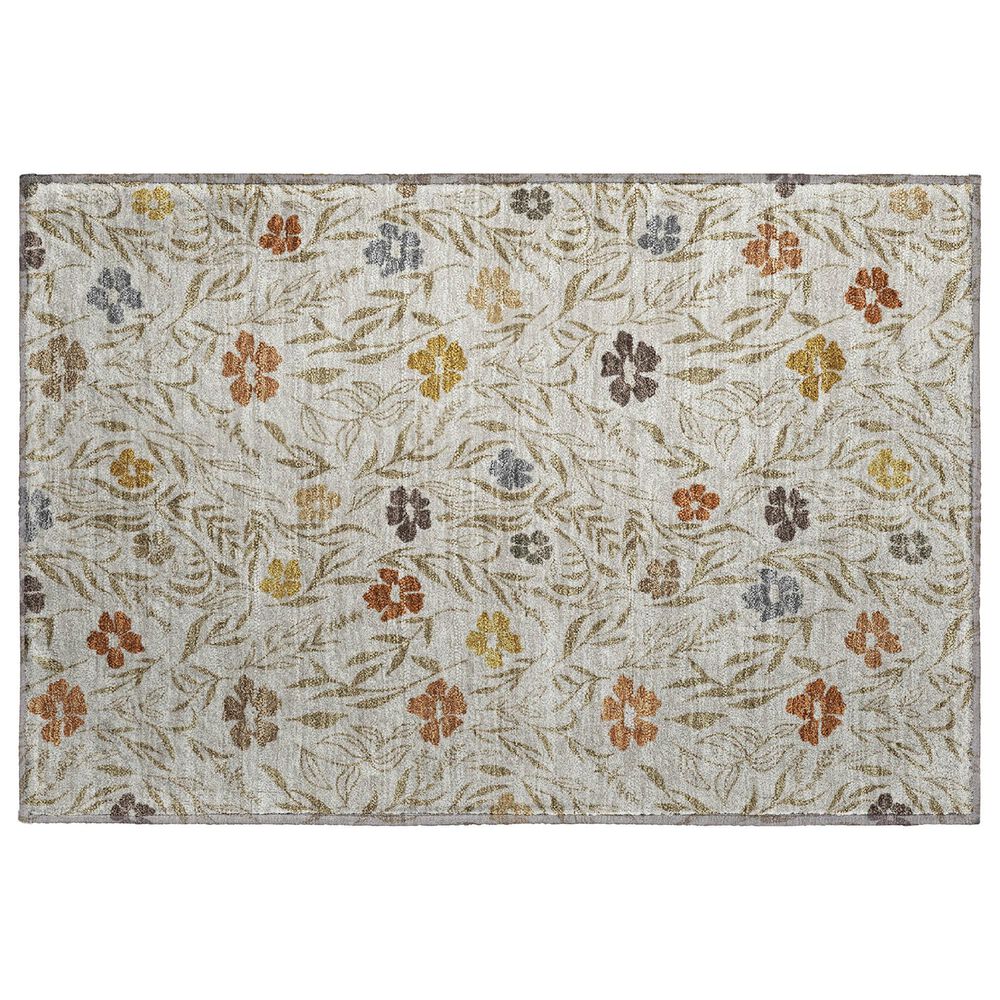 Dalyn Rug Company Soft Essentials Floral Pearl 1"8" x 2"6" Indoor/Outdoor Area Rug, , large