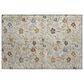 Dalyn Rug Company Soft Essentials Floral Pearl 1"8" x 2"6" Indoor/Outdoor Area Rug, , large