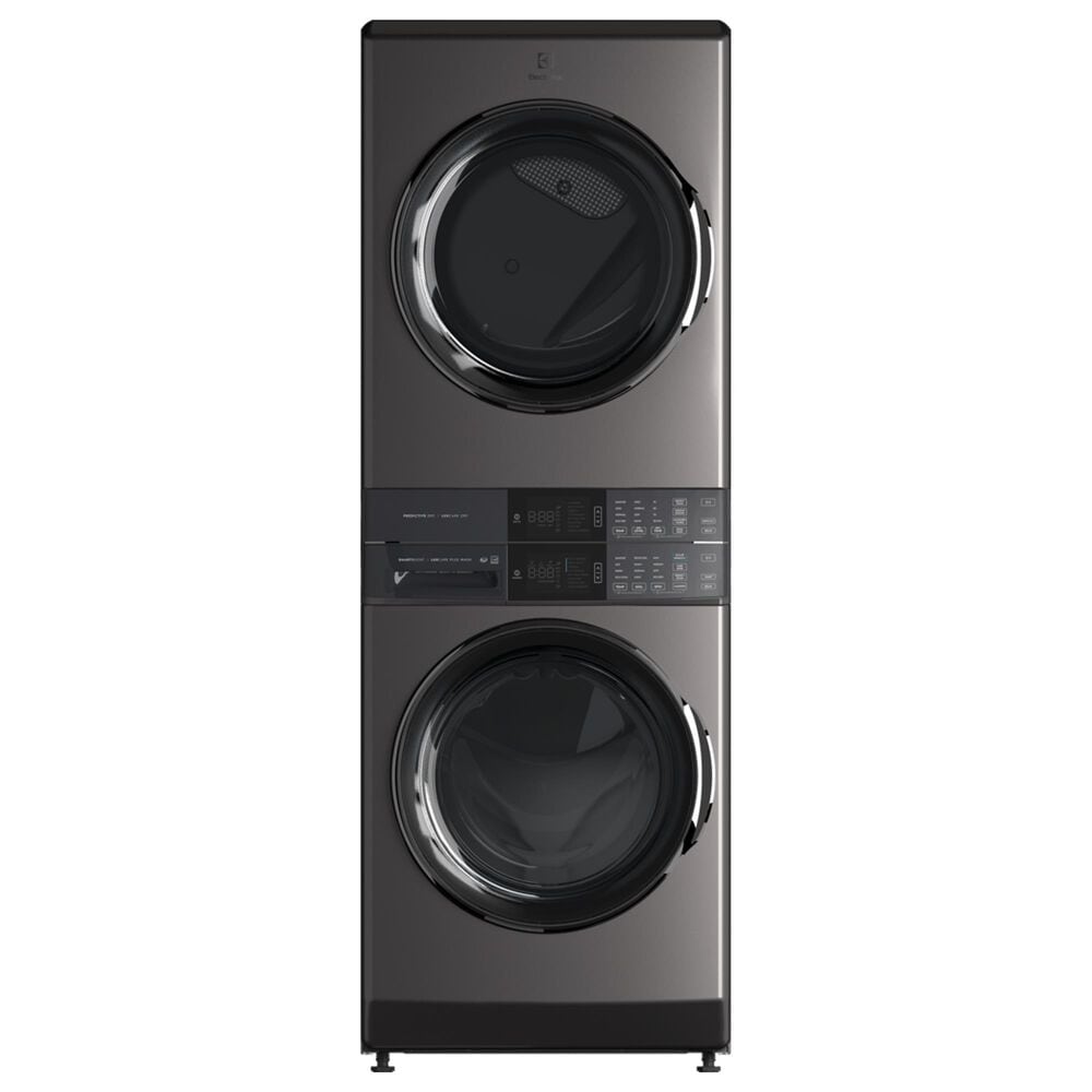 Electrolux 600 Series 4.5 Cu. Ft. Washer and 8 Cu. Ft. Gas Dryer Stack Laundry with Chili Red Ergorapido Pet Vacuum in Titanium, , large