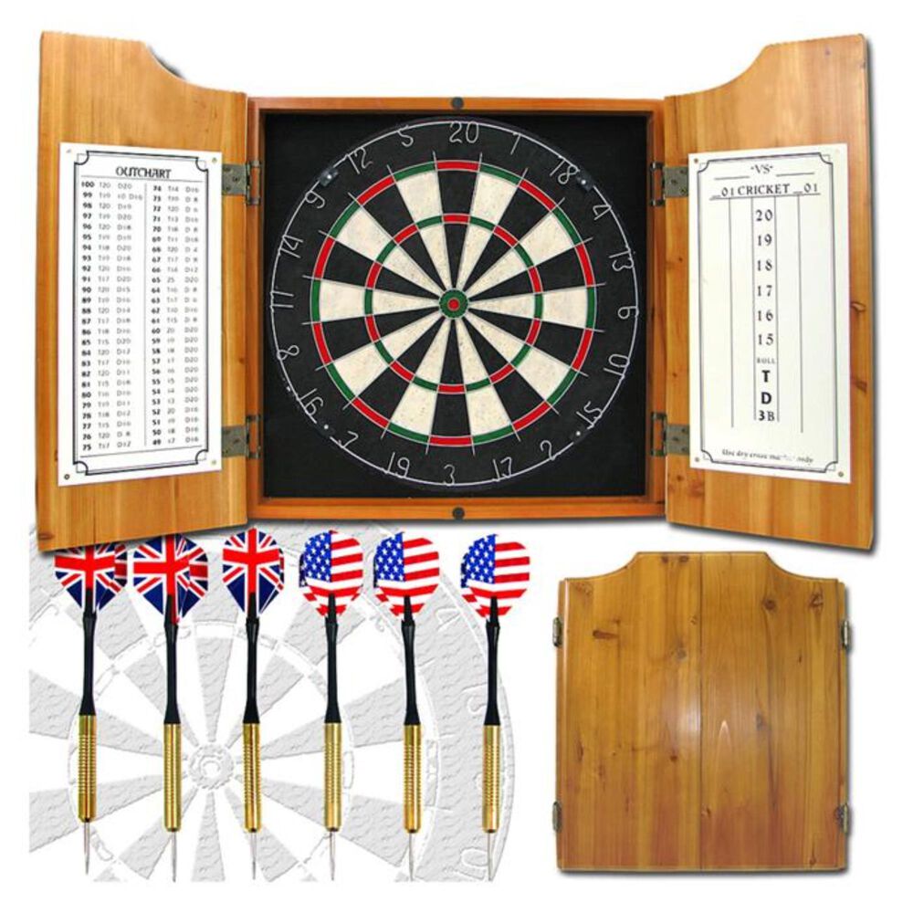 Timberlake Solid Wood Dart Cabinet Set, , large