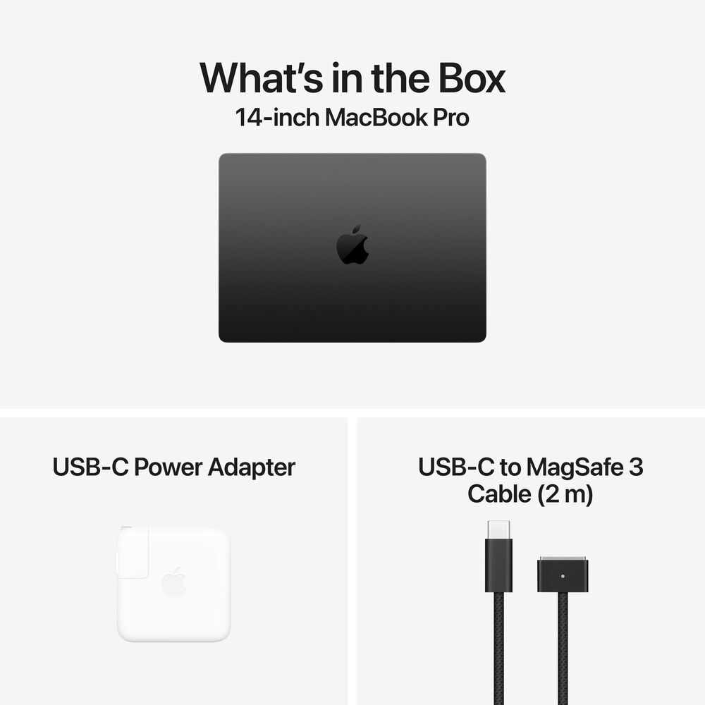 Apple MacBook Pro 14-inch Laptop M6 Chip - 12-core CPU - 12-core GPU - 32GB Memory - 1TB SSD - Space Black (Latest Model) (Pre-Order), , large