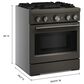 KitchenAid 4.1 Cu. Ft. Commercial-Style Dual Fuel Range in Black Ore, , large
