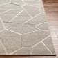 Surya Eloquent 10" x 14" Medium Gray, Light Beige and Black Area Rug, , large
