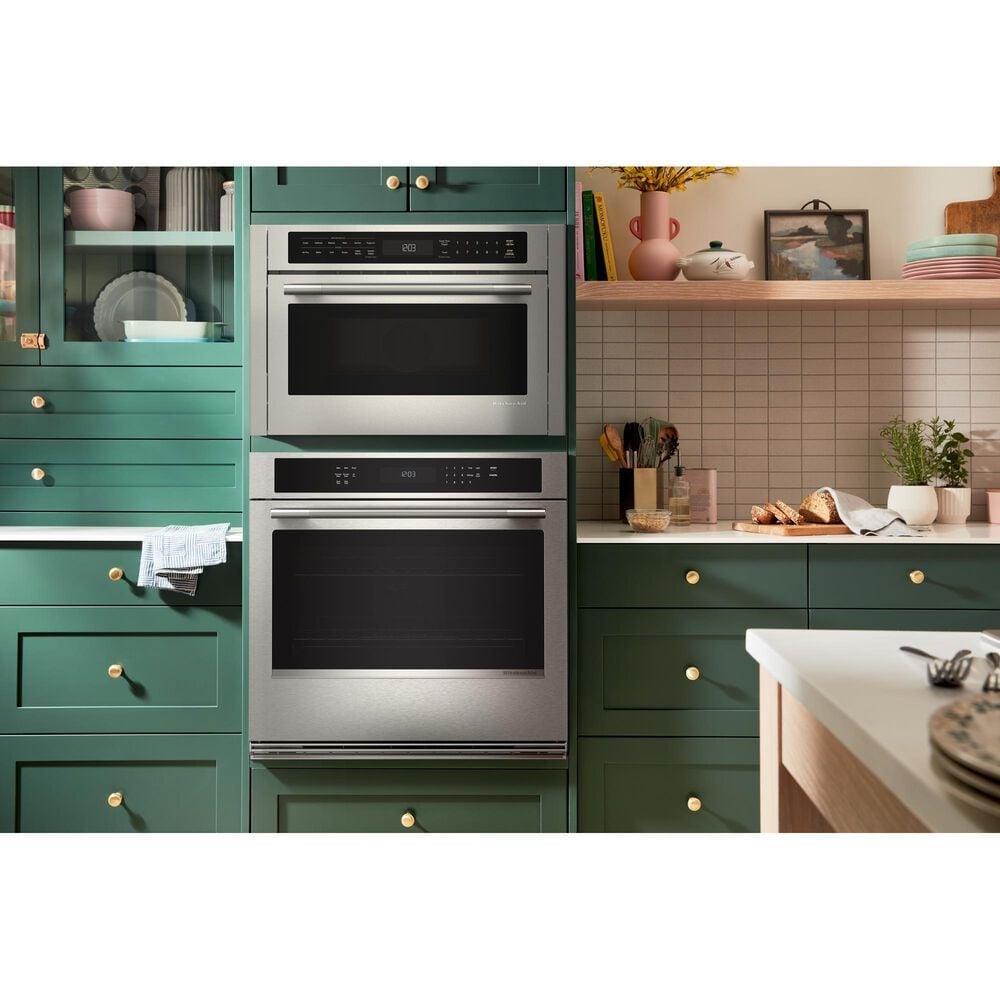 KitchenAid 1.8 Cu. Ft. More-In-One Convection Built-In Microwave Speed Oven in Stainless Steel, , large