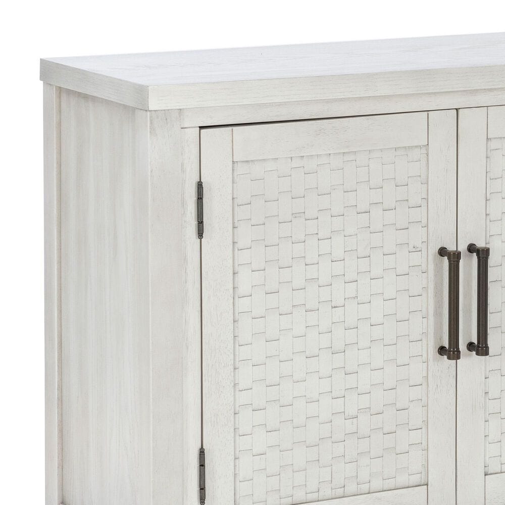 Linon Home Decor Malcolm 2-Door Accent Cabinet in Pebble Grey, , large