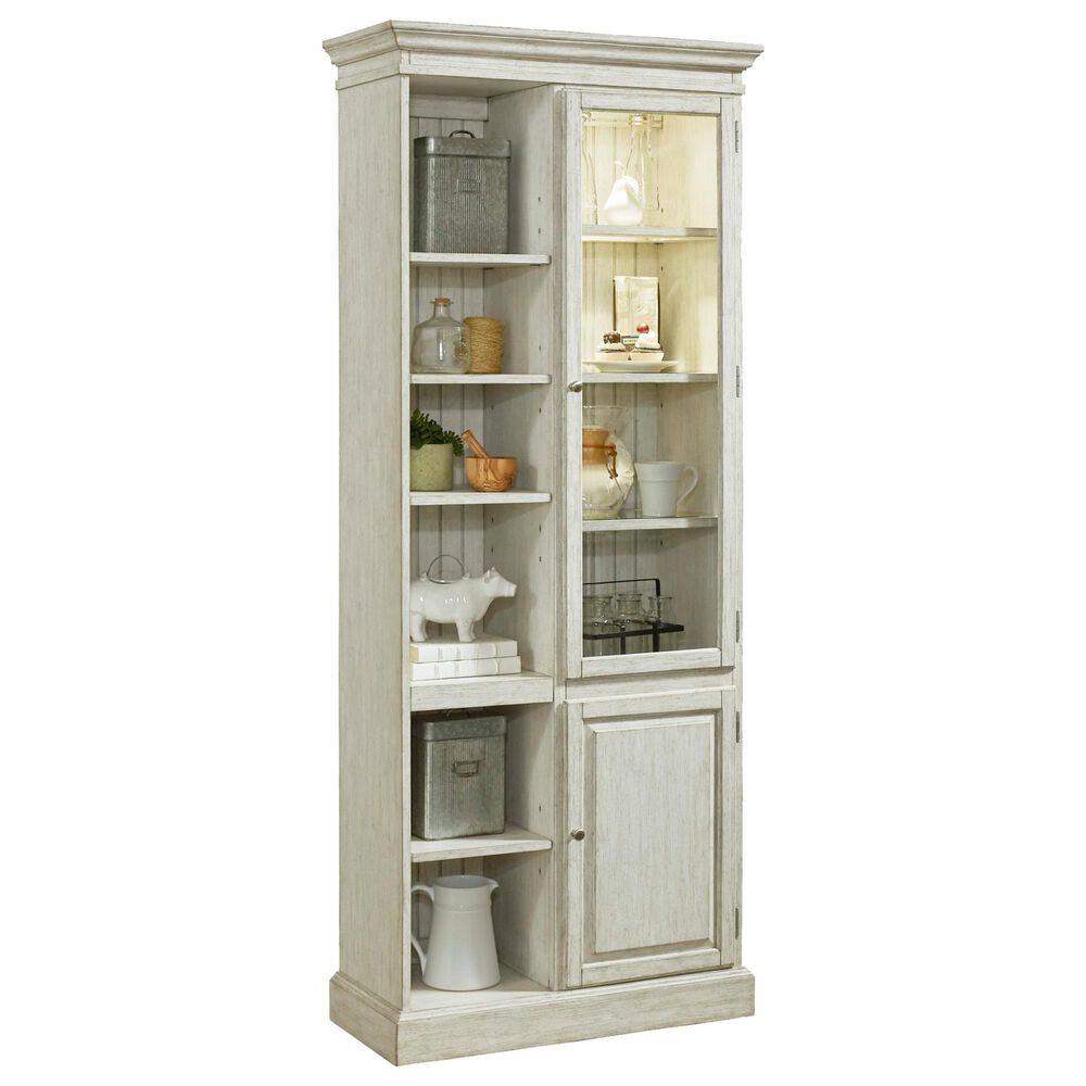 Chapel Hill 32.25" PFC Curio in Antique White, , large