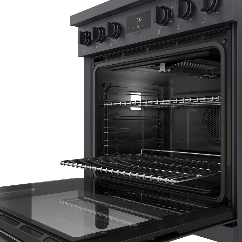 Bosch 30&quot; Freestanding Gas Range in Black Stainless Steel, , large