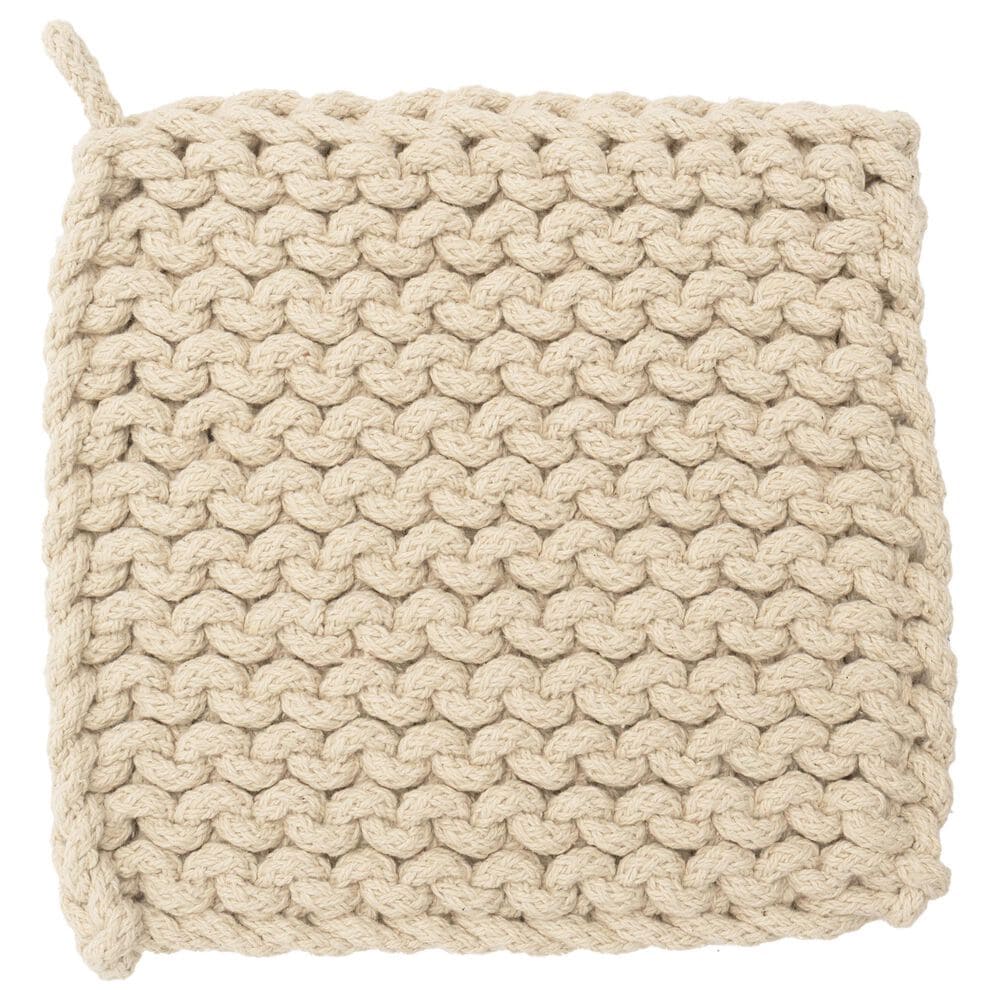 Boston International Knit Pot Holder in Tan, , large