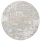 Surya Brunswick 5"3" Round Cream, Tan, Blue, Taupe, Dusty Pink and Seafoam Area Rug, , large
