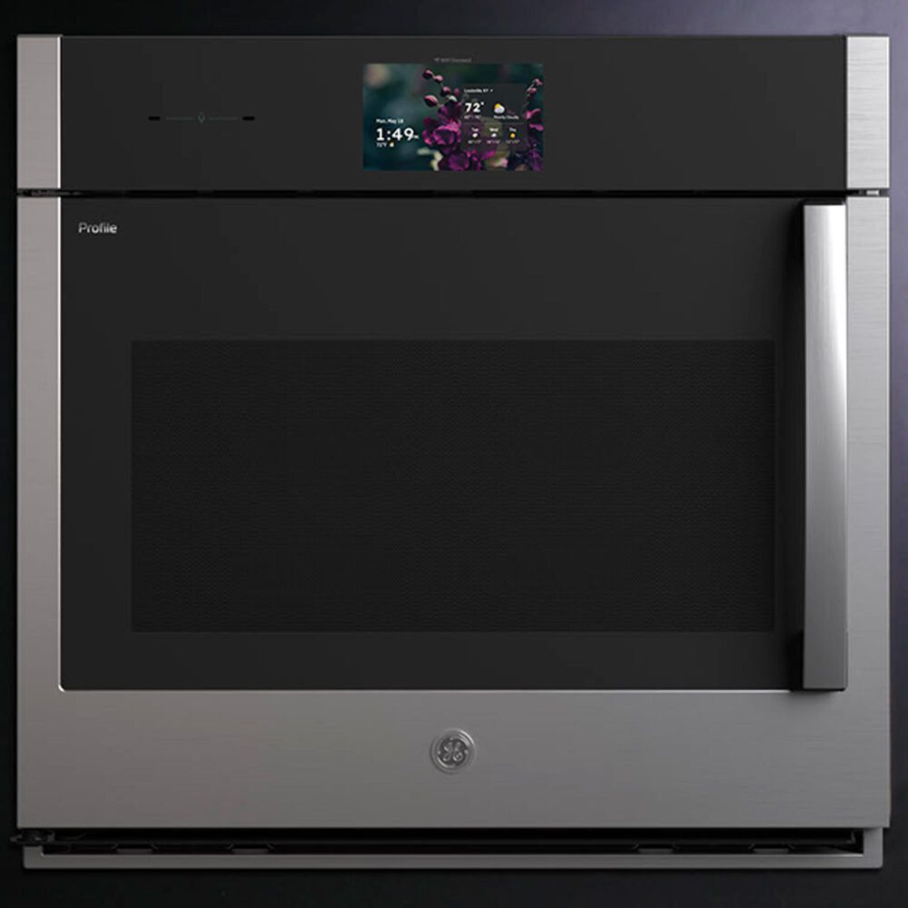 GE Profile 30" Smart Built-in Convection Single Wall Oven with Left-Hand Side-Swing Door in Stainless Steel, , large