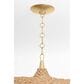 Troy Lighting Levene 21" 1-Light Chandelier in Vintage Gold Leaf, , large