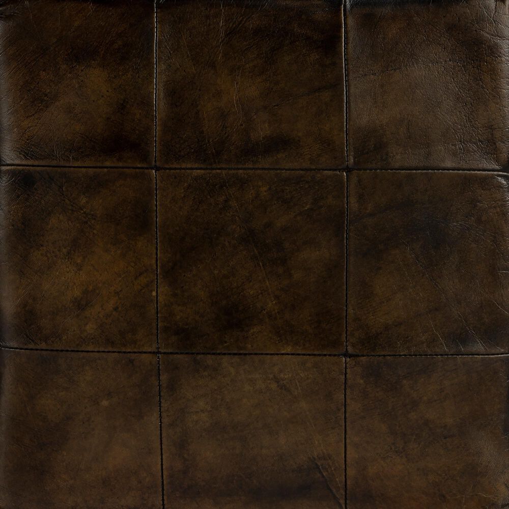 Butler Leon Ottoman in Dark Brown, , large
