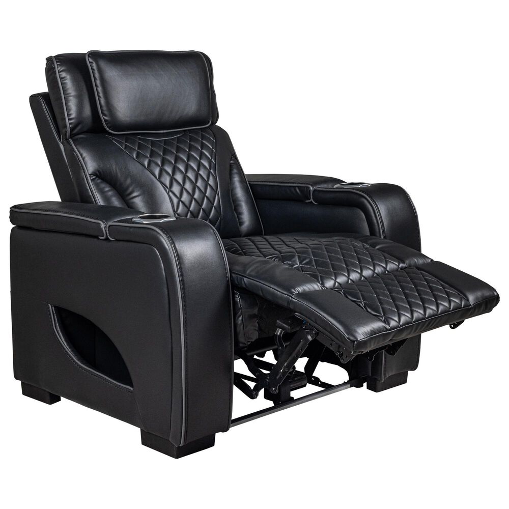 Everly Living Rock Star Recliner in Black, , large