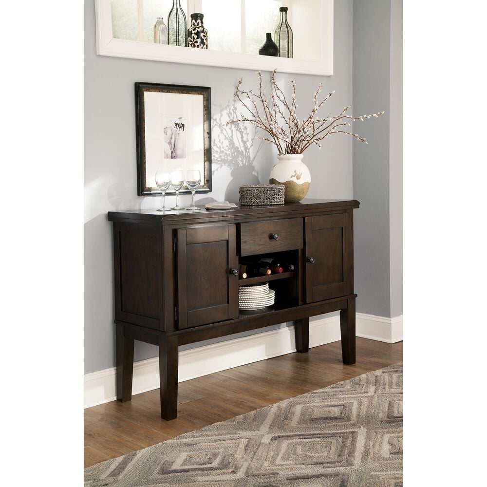 Ashley Haddigan Dining Room Server in Dark Brown, , large