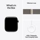 Apple Watch Series 11 (GPS+Cellular) 42mm Titanium Case with Milanese Loop in Natural and 2-Year AppleCare+, , large