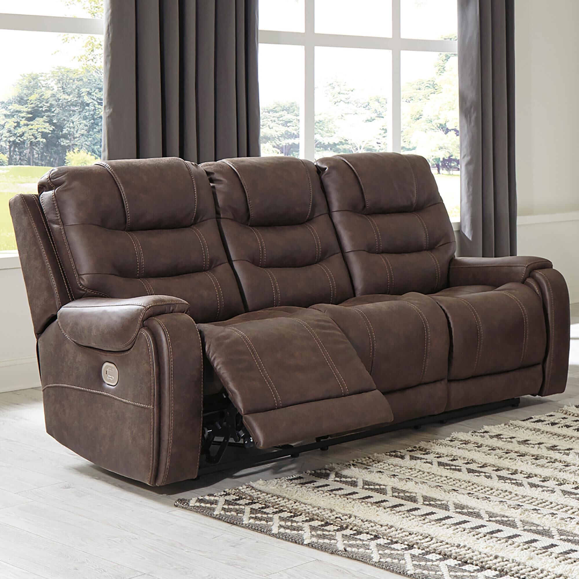 Signature Design by Ashley Yacolt Power Reclining Sofa with