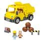 Bluey S12 Bluey Dump Truck Vehicle with Figures in Yellow, , large