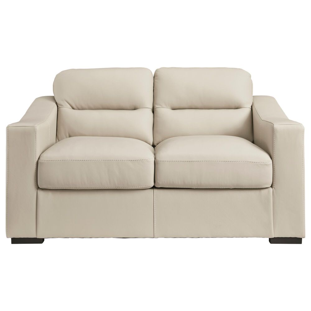 Ashley Treasure Trove Stationary Loveseat in Almond, , large