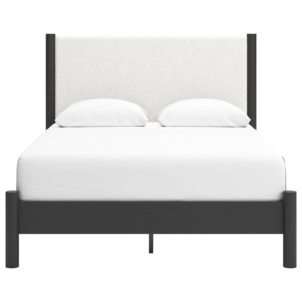 Ashley Cadmori 5-Piece Queen Platform Bedroom Set in Black and White, , large