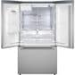 Bosch 26 Cu. Ft. 500 Series French Door Bottom Mount Refrigerator in Stainless Steel, , large
