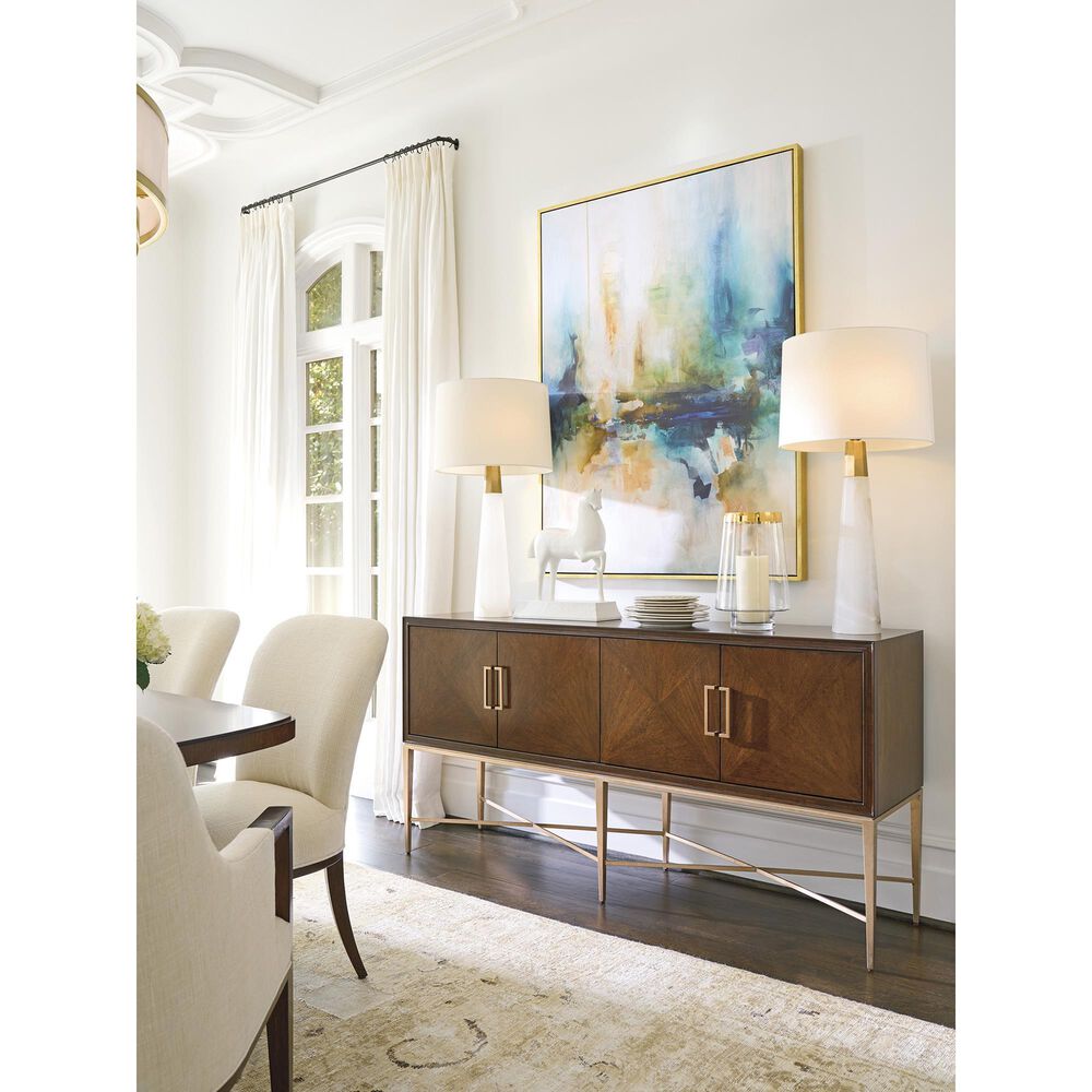 Lexington Furniture Stratford Sideboard in Chester and Rose Gold, , large