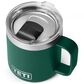 YETI Rambler 10 Oz CL Mug with MagSlider Lid in Black Forest Green, , large