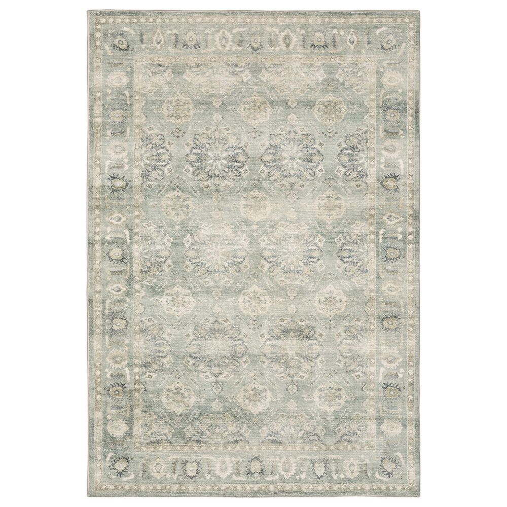 Oriental Weavers Savoy Mayfield 28107 7"9" x 10" Green Area Rug, , large