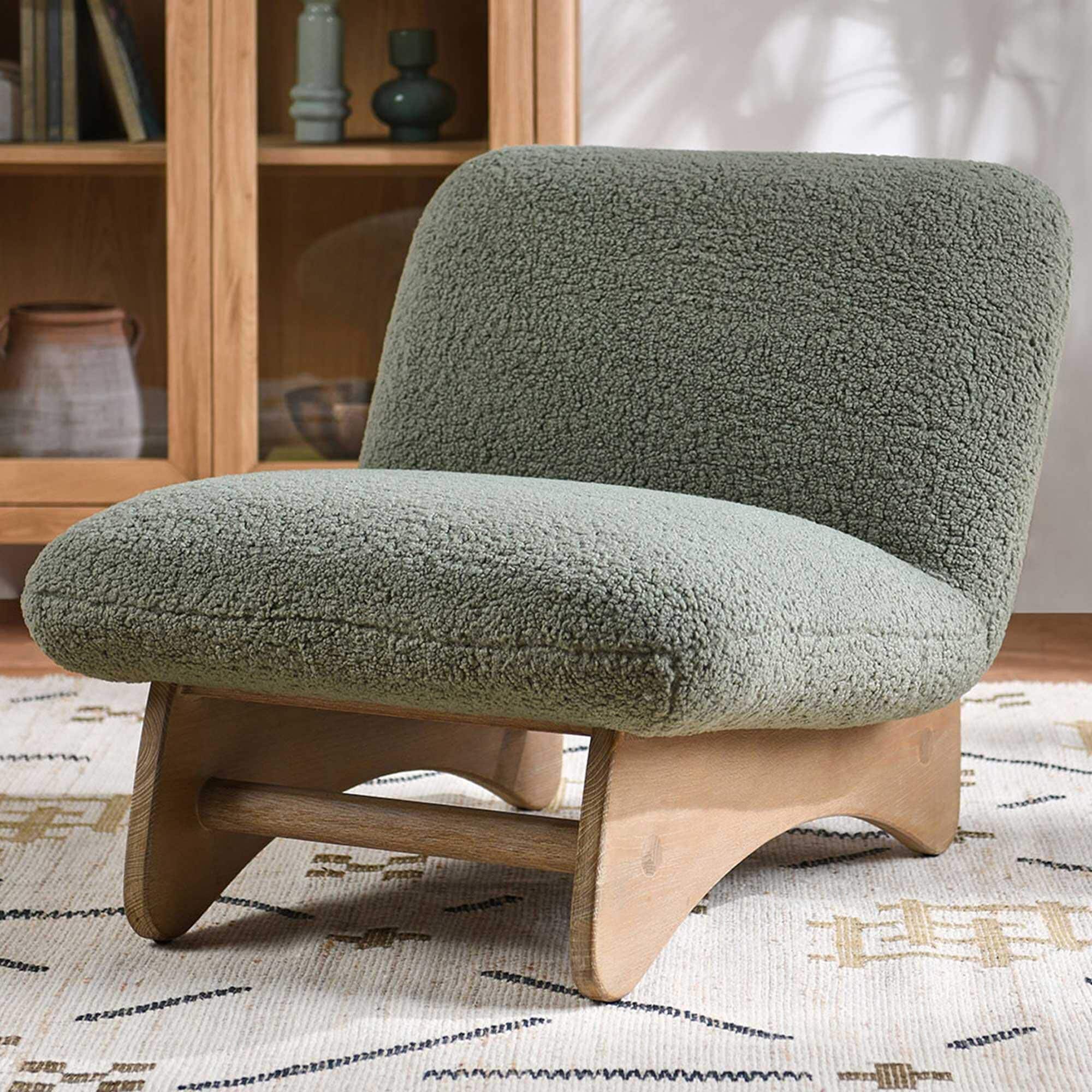 Classic Home Astra Accent Chair in Olive Green NFM