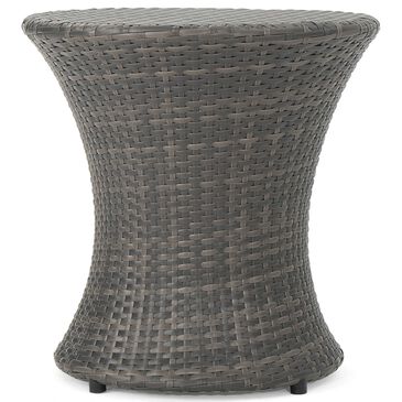 Hearth and Haven Kono Patio Accent Table in Grey, , large