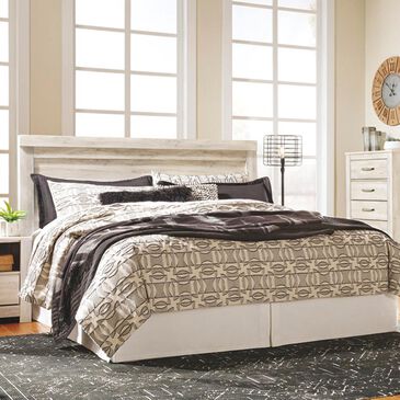 Ashley Bellaby King Panel Headboard in Whitewash, , large