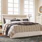 Ashley Bellaby King Panel Headboard in Whitewash, , large